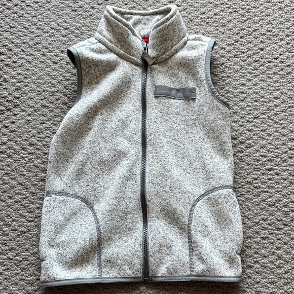 Carter's Other - Carter's Gray Fleece Zip Front Vest